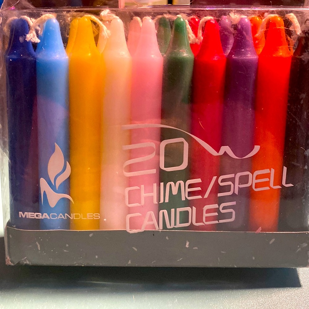 Never used 20 chime/spell candles